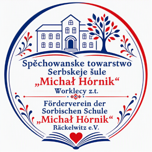 Logo des Fördervereins der Sorbischen Schule Michał Hórnik Räckelwitz e.V.